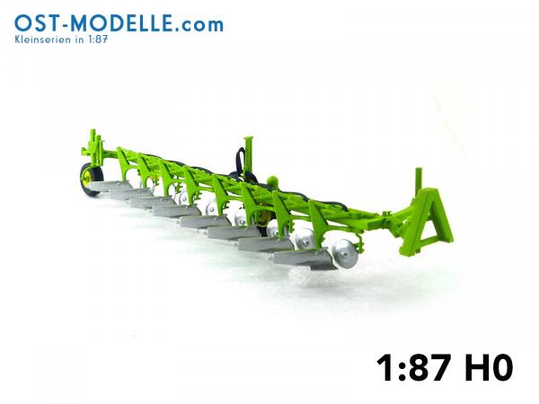 Aufsattelbeetpflug Fortschritt B550 Transportstellung grün neu